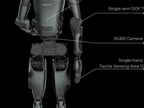Pudu Robotics D9 humanoid robot